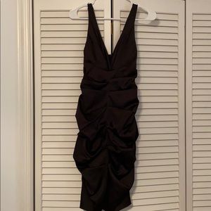 Xscape Petite Black Cocktail Dress